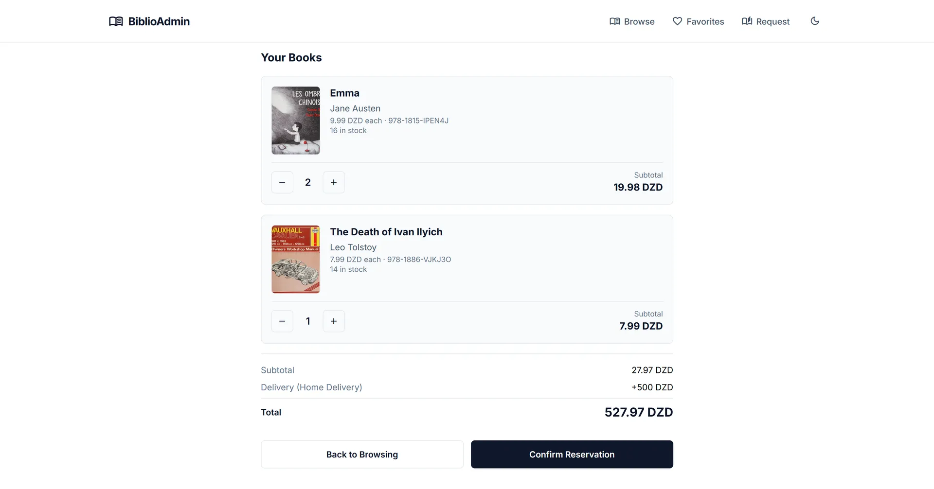 Library Management System screenshot 3