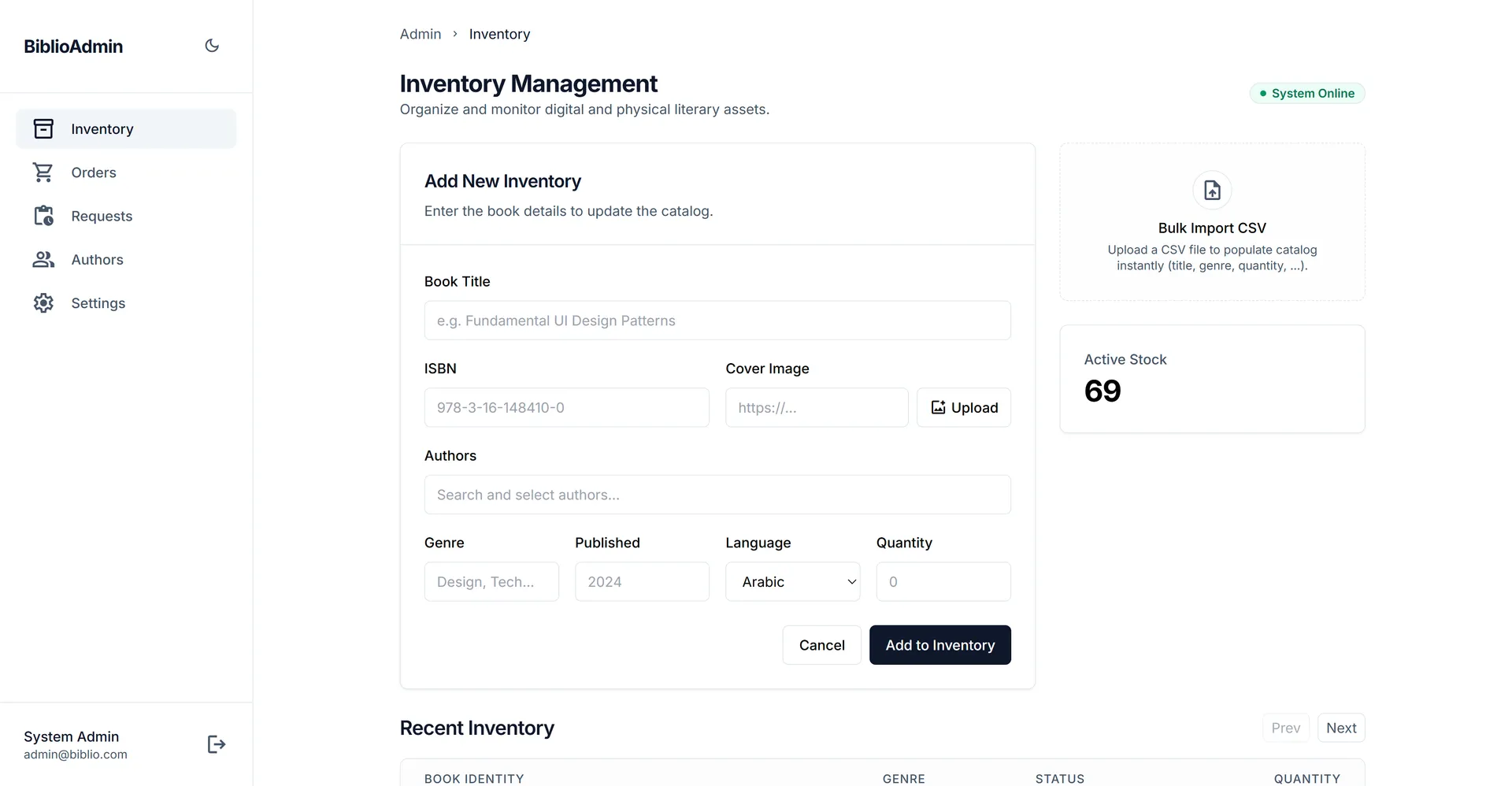 Library Management System screenshot 4